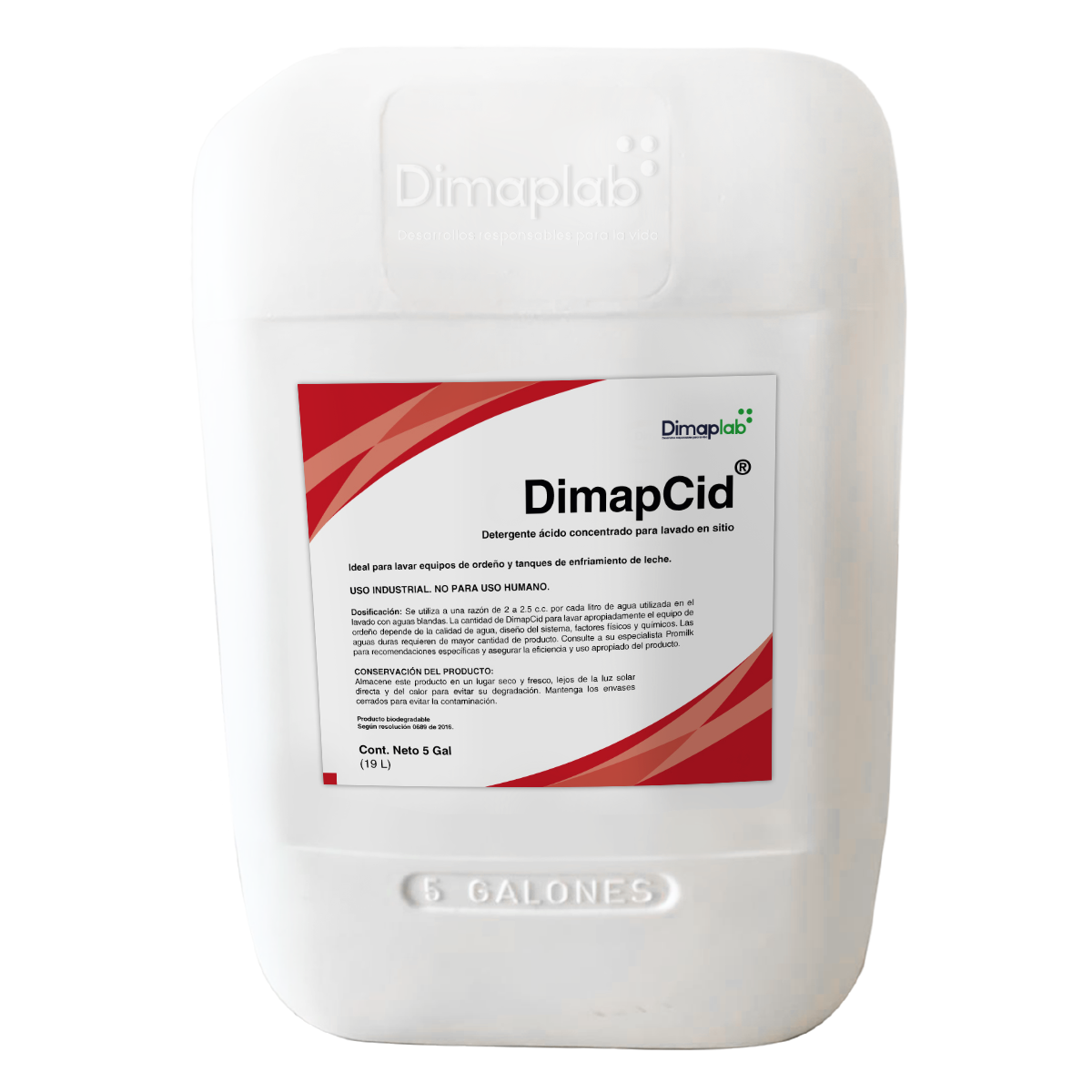 Bidón de DimapCid®, línea ácidos